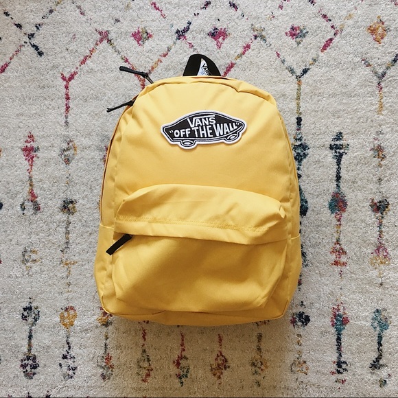Vans Handbags - SOLD | DO NOT BUY | Yellow Vans Realm Backpack